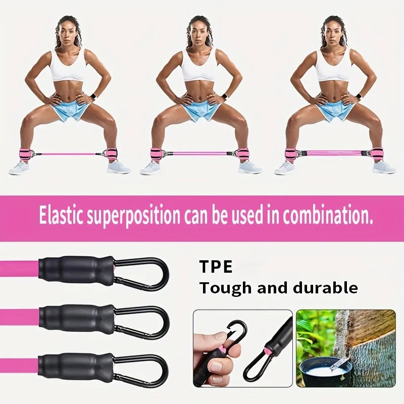5 PC kickboxing bounce training leg resistance