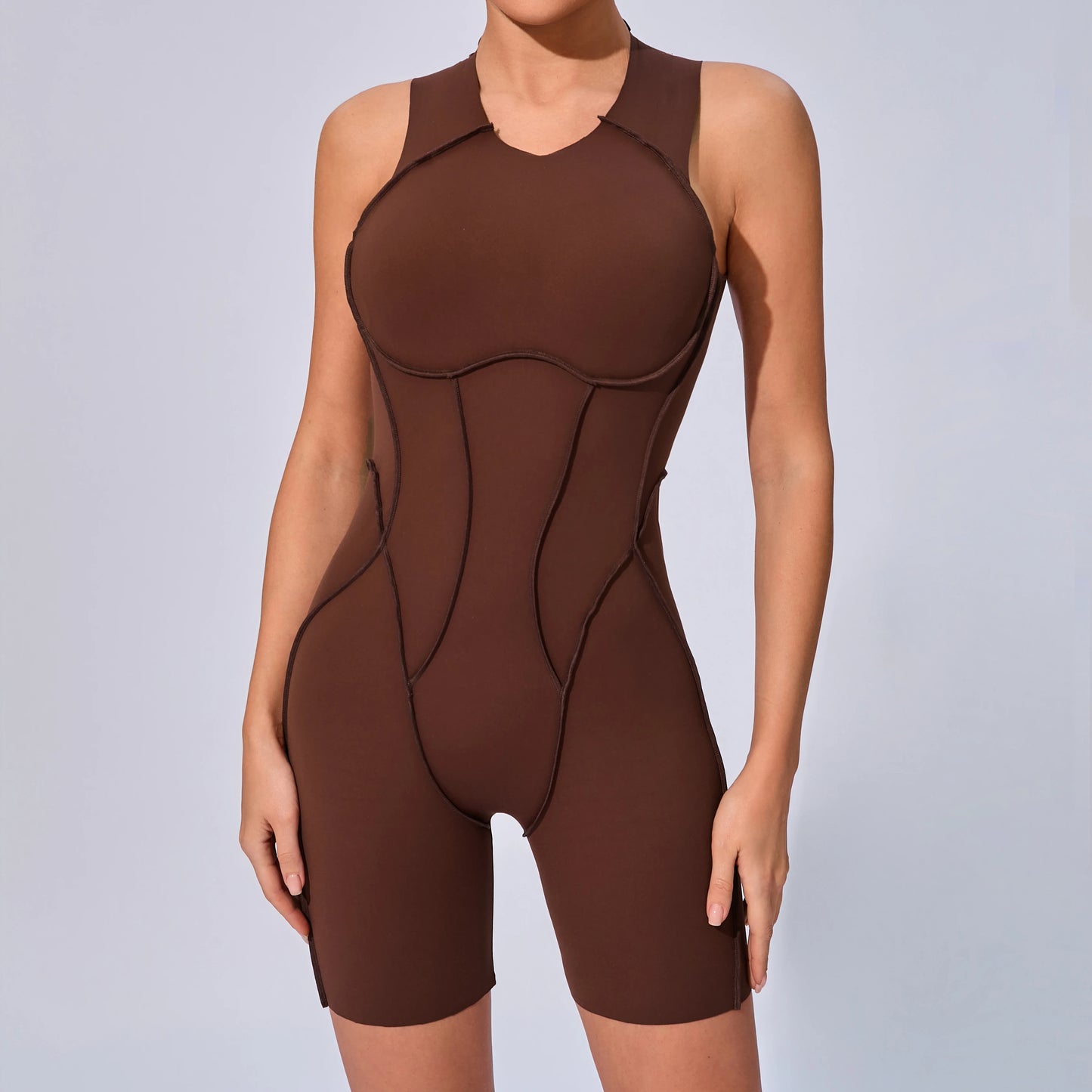 Sports Overalls Padding Sporty Jumpsuit