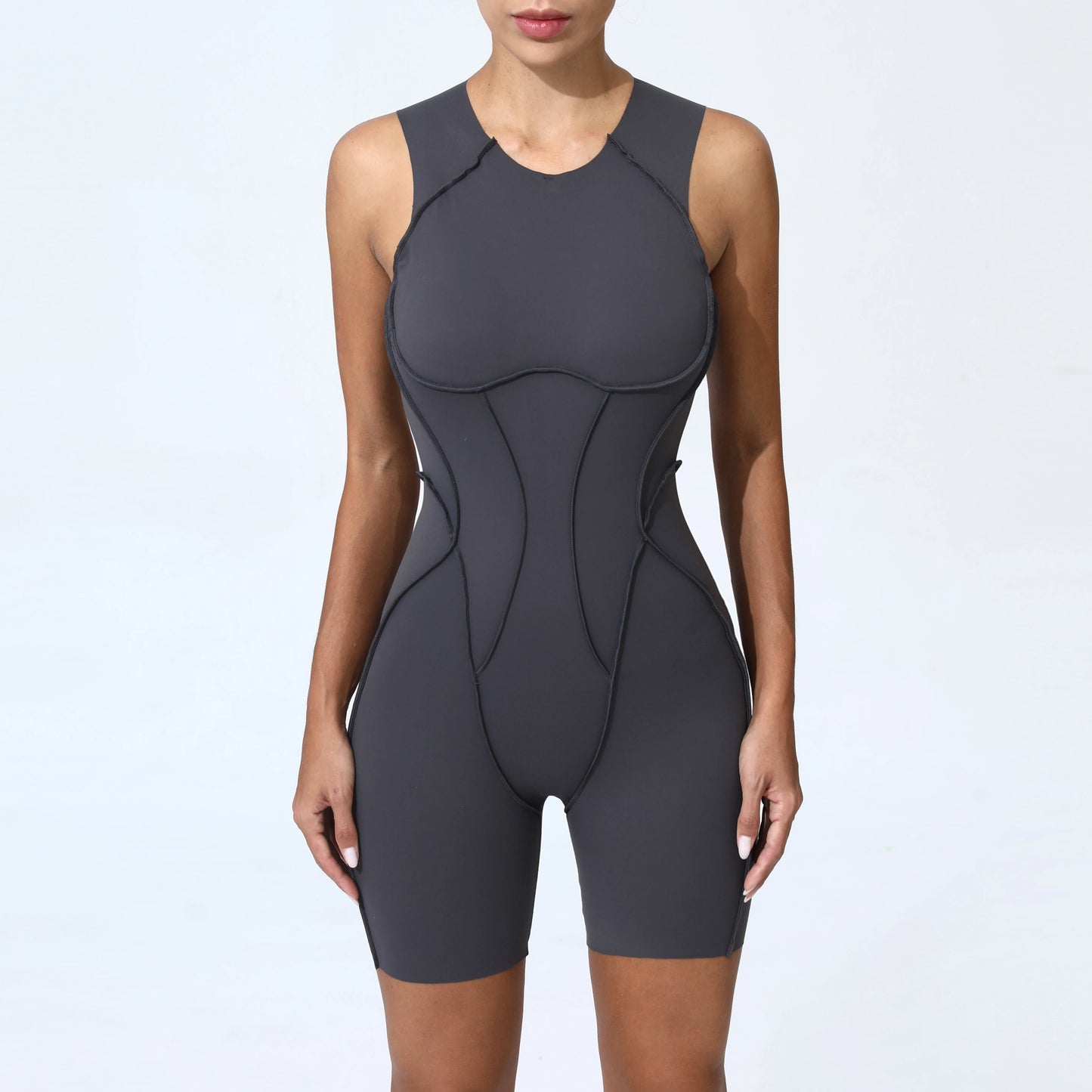Sports Overalls Padding Sporty Jumpsuit