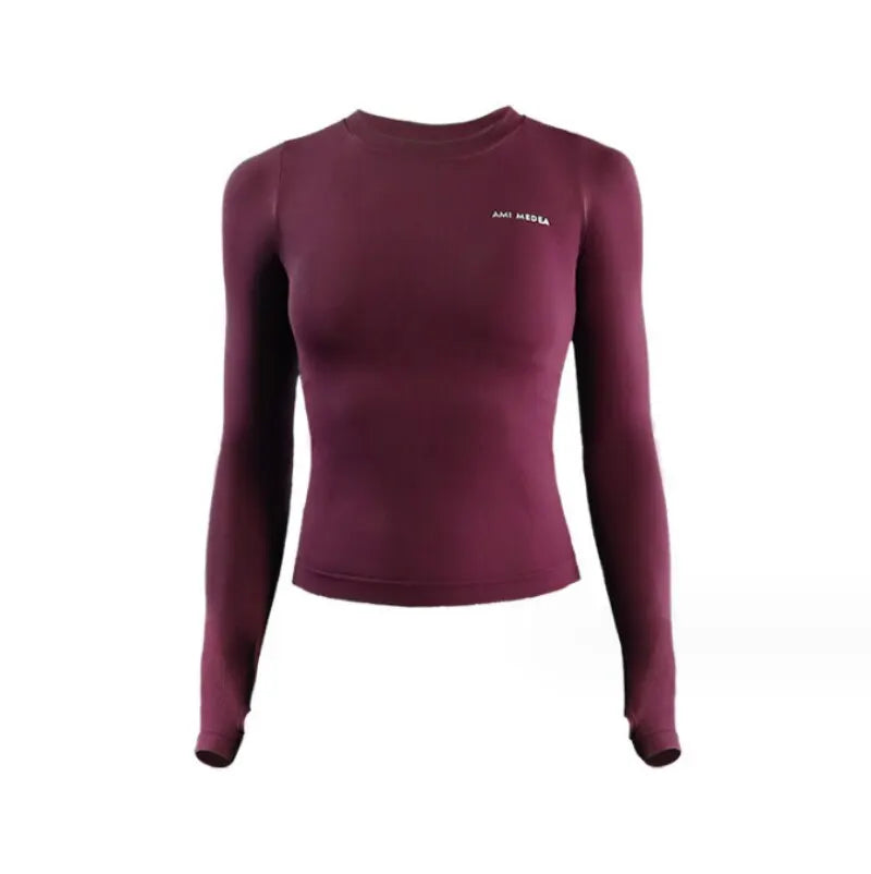 Long Sleeve Yoga Shirts Sport Top