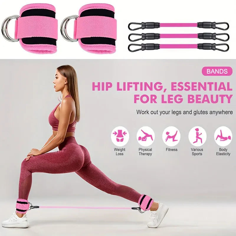 5 PC kickboxing bounce training leg resistance