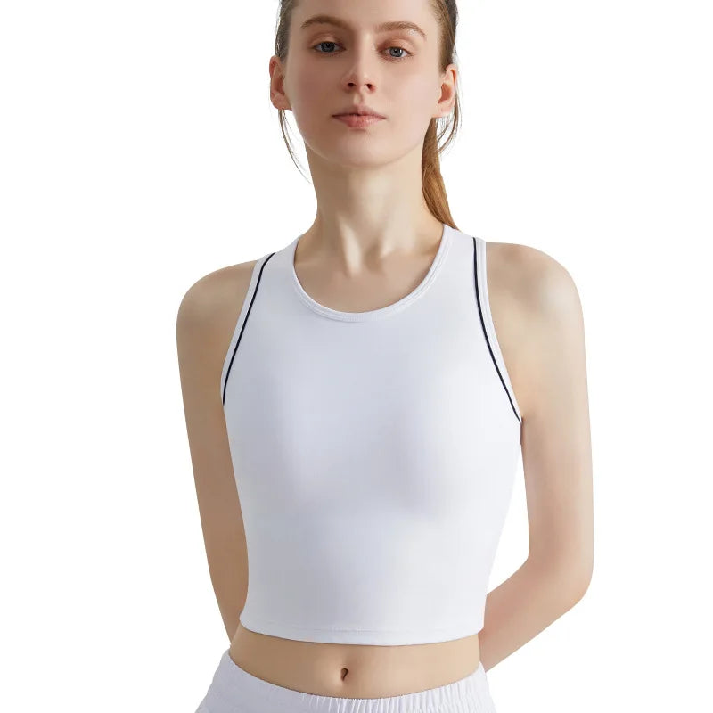 Sports Vest, Women's Fitness Integrated Fixed Cup