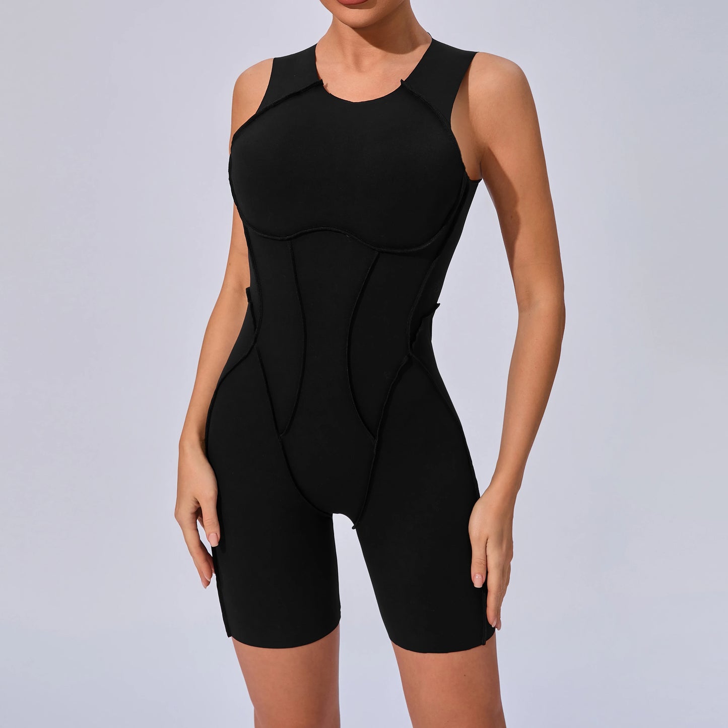 Sports Overalls Padding Sporty Jumpsuit