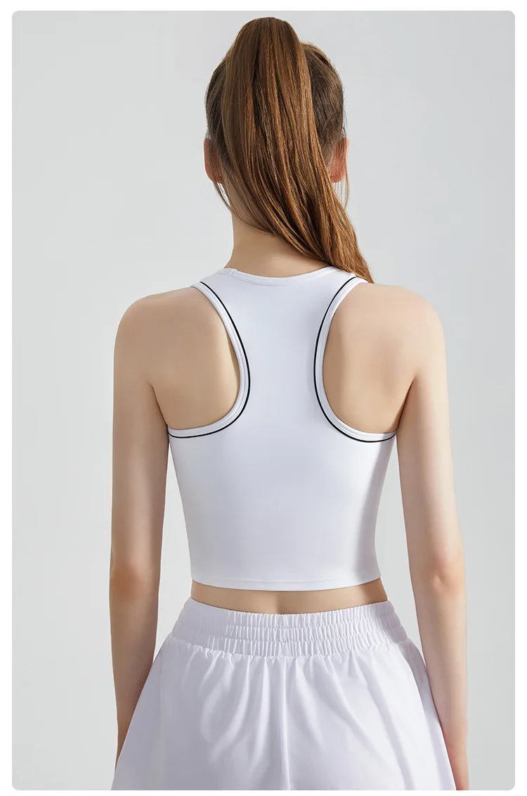 Sports Vest, Women's Fitness Integrated Fixed Cup