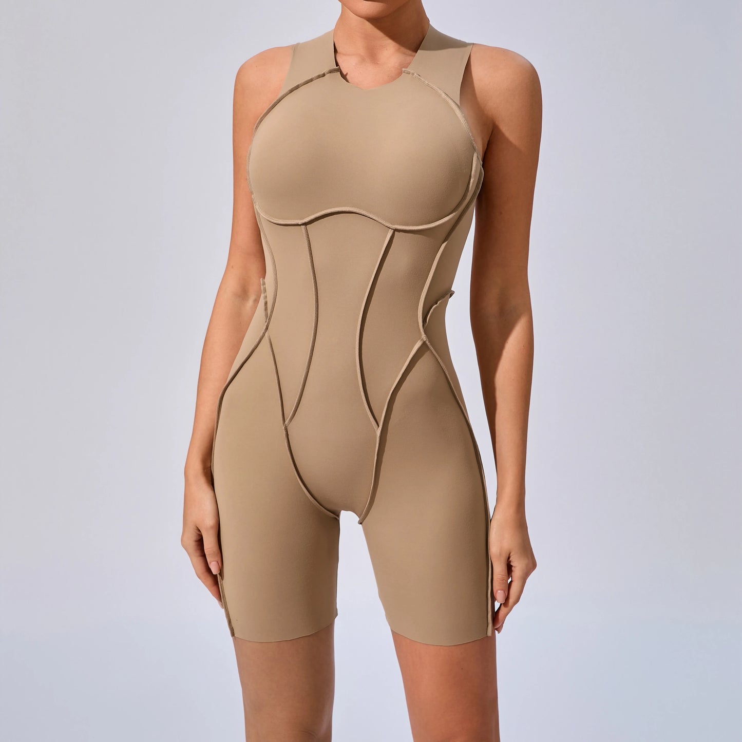 Sports Overalls Padding Sporty Jumpsuit