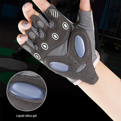 1 Pair Women Gym Gloves Weightlifting Fitness