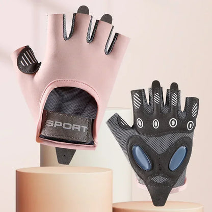 1 Pair Women Gym Gloves Weightlifting Fitness
