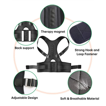 Top Adjustable Magnet Posture Corrector