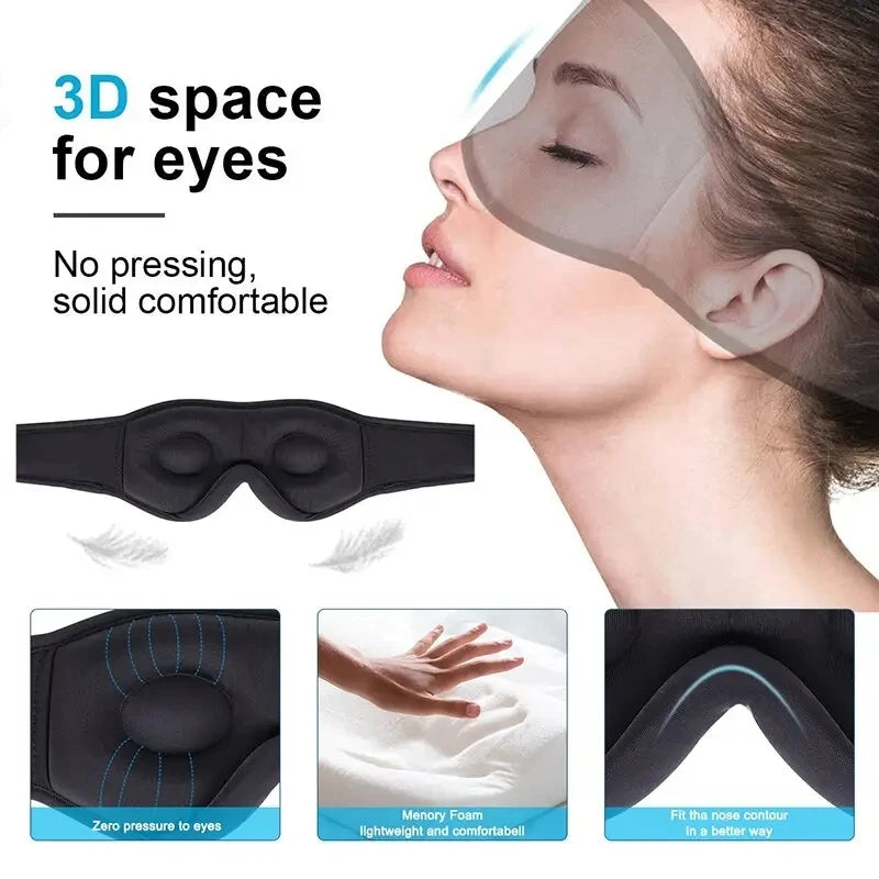 3D Sleeping Mask Block Out Light Sleep Mask