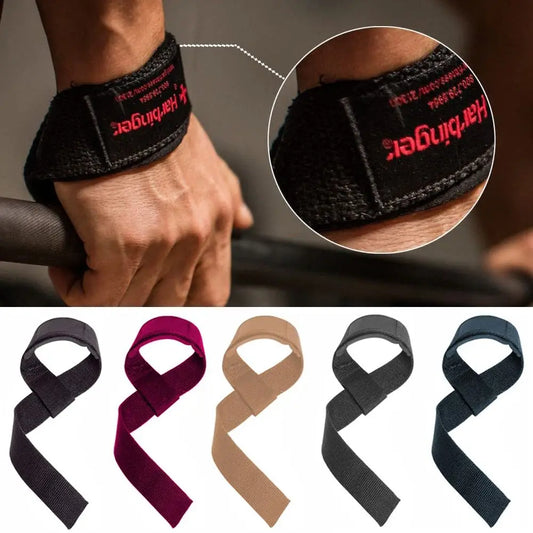 1Pc 3.8x63cm Anti-Slip Weightlifting Hand Belt