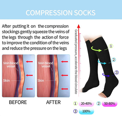 Compression Socks S-XXL Medical Prevent Varicose Veins