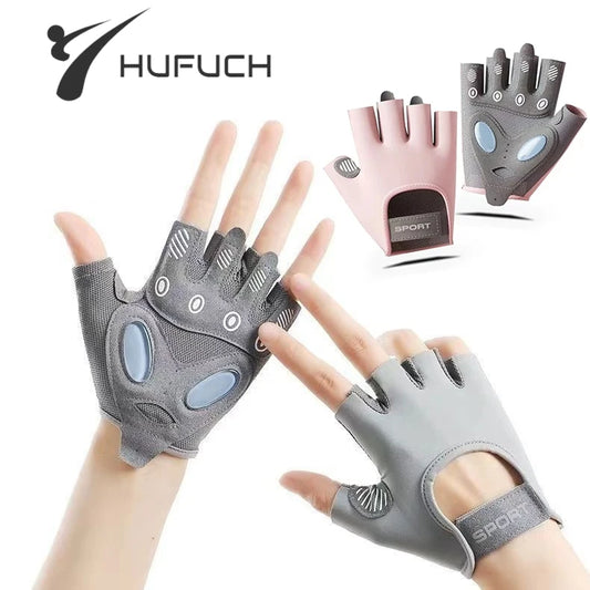 1 Pair Women Gym Gloves Weightlifting Fitness