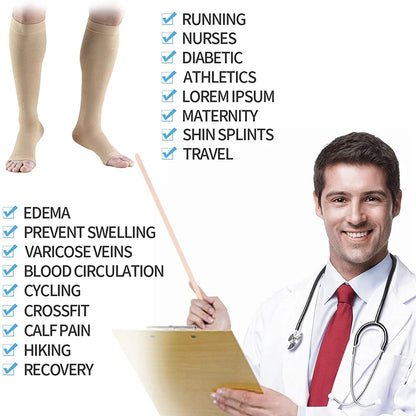 Compression Socks S-XXL Medical Prevent Varicose Veins