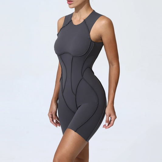 Sports Overalls Padding Sporty Jumpsuit